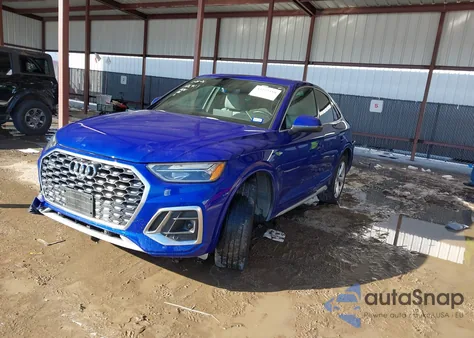 2022 Audi Q5 Sportback Premium Plus 45 Tfsi S Line Quattro S Tronic from USA, damaged, VIN WA15AAFYXN2007937